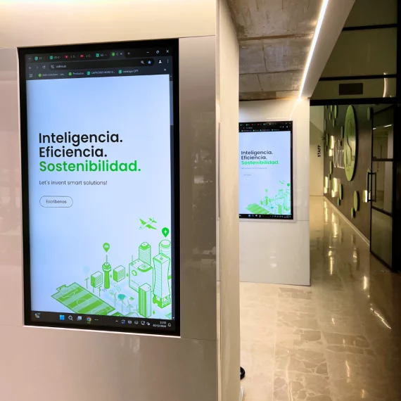 instalación pantalla táctil